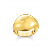 Thomas Sabo TR2470-413-39-56 Bold - Gold-plated Ring in organic drop shape Ladies