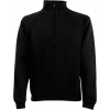 Fruit of the Loom F.O.L. | Classic Zip-Neck Sweat Mikina s 1/4 zipsom_16.2114 Farba: black, Veľkosť: S