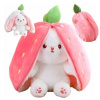 Plyšová hračka 2v1 zajac jahoda 50cm VYPR