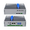 IEXP-322 priemyselné PC, Intel N100, DDR5, 2× 2.5G LAN, 6× COM