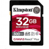 Kingston 32GB SDHC UHS-II U3 V90 300R/260W SDR2/32GB