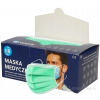 POLMASK Rúško zdravotnícke zelené, nesterilné, jednorazové, typ IIR, s gumičkami 1x50 ks