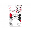 Textilomanie Detské obliečky MICKEY & MINNIE KISS biele Rozmer obliečky: 70 x 90 cm | 140 x 200 cm