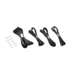 PHANTEKS Extension Cable Set, 500mm, X-Pattern - Black/Silver PH-CB-CMBO_XSV