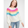 GAP Detský sveter stripe Béžová XS Béžová Béžová