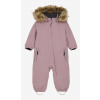 Detská zimná kombinéza Color Kids Baby Coverall W. Fake Fur - Woodrose 742130 Veľkosť: 98