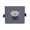 LED PLASTIC SQUARE SPOTLIGHT PAR 16 COB 7W 4000-4300K GRAPHITE