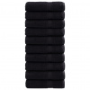 zahrada-XL Prémiové uteráky na ruky SOLUND 10ks čierne 50x100cm 600 g/m2 137427
