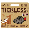 Tickless pet Ultrazvukový odpuzovač klíšťat a blech pro psy barvy hnědé 1 kus