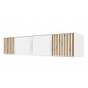ArtStol Nadstavec ku skrini BALI LUX D4 | biela/dub wotan