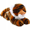 PLYŠOVÁ HRAČKA HRAČKA HNEDÝ LEŽIACI TIGER 25 cm + chvost 15 cm
