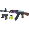 Puška MAT KARABIN KAŁASZNIKOW AK-47+LASER 500KULEK