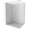 Mexen Kioto, sprchová zásteny typ Walk-In 180 x 200 cm, 8mm číre sklo, zlatý lesklý profil, 800-180-101-50-00