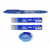 Blue Pilot BL-FR7-L + 4 Ostatné výrobky (Pilot Frixion 0,7 pilot, 6 vložiek, gumáre)