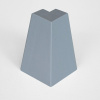 AP34 vonkajší roh k lište TYP 13 ACARA, PVC Cement light grey, 1 ks