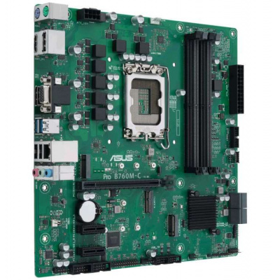 ASUS MB Sc LGA1700 PRO B760M-C-CSM, Intel B760, 4xDDR5, 2xDP, 1xHDMI, 1xVGA, mATX (90MB1DX0-M1EAYC)