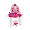Detský toaletný stolík so stoličkou Baby Mix Amanda ružová