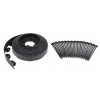 Záhradný obrubník plast 10 cm x 5 cm čierny