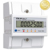 *Qoltec 50980 Qoltec Třífázový elektronický elektroměr s resetem | Elektroměr na DIN lištu | 400V | 100A | LCD | LED | 4P (Třífázový elektroměr určený k měření spotřeby energie v třífázových instalací