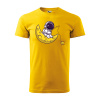 Sablio Tričko s potlačou Baby astronaut - žluté 5XL