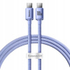 Baseus CAJY000605 Crystal Shine Series Dátový USB-C - USB-C 100W, 1,2m