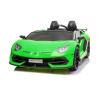 Beneo Elektrické autíčko Lamborghini Aventador 24V Dvojmiestne, zelené lakované