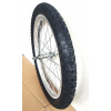 Koleso 20 predné BMX 48 lúčov os hrubá 14 mm s pneumatikami širokými 20x2.125