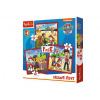 mamido Puzzle 3v1 Veselé psy Tlapková patrola Trefl 34867