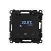CB Elektro Programovateľný termostat Wi-Fi, čierny matný SIMON55 (Simon)