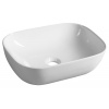 AQUALINE Keramické umývadlo na doske 46x34 cm, biele 46341