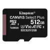 Kingston Technology Canvas Select Plus 512 GB MicroSDXC UHS-I Trieda 10 (SDCS2/512GBSP)