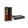 Monitor Audio Silver 7G 300 + Roksan Attessa Streaming set - ořech