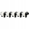 5x Etikety pre Brother QL 62x29 mm DK-11209 s držiakom nálepky
