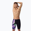 Pánske plavky jammery Speedo ML One-Leg Printed blurry glass/black