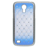 Puzdro plastové Samsung I9190/I9195 Galaxy S4 Mini modro-biele s