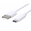 C-Tech CB-USB3C-20W USB 3.0 AM na Type-C, (AM/CM), 2m, bílý