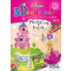 3D omalovánky Princezna a kočár