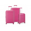 Roncato B-FLYING Sada 3 kufrov 55/68/78cm Spinner Purpurová Rozšíriteľný