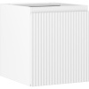 Mexen Rivel kúpeľňová skrinka pod umývadlo 40 cm, 1 dvere, ryhovaná, biela matná - 91A21-04047-1-BF01