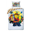 HALANTEX Obliečky Lego City grey Bavlna, 140/200, 70/90 cm
