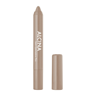 Alcina Saténové očné tiene v ceruzke - Satin Eyeshadow Pen - Cream 1 ks