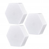 3 Bezdrôtové svietidlá na diaľkové ovládanie HEXAGON