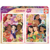 EDUCA Puzzle Disney princeznej 2x500 dielikov