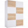 Hom`in SKRIŇA S POS. DVER. – HOR.VED, biela, farba duba, 150/213/62 cm - Detské izby - 000003000616