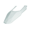 POLIS PLASTIC REAR FENDER, WHT/WHT