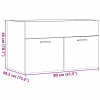 vidaXL Skrinka do kúpeľne dub artisan 80x38,5x46 cm kompozitné drevo - Hnedá - 228145-238257