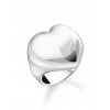 Thomas Sabo TR2471-001-21-56 Bold - Silver Ring in Heart Shape Ladies