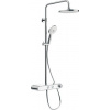 Duravit - Sprchový systém Shelf 1050 s termostatickou batériou, chróm/biela TH4380008005