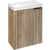 Sapho LATUS X umývadlová skrinka 39,4x50x22cm, dub alabama strip/dub alabama LT110-2322