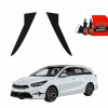 2v1 Karbónová fólia na stĺpiky pre Kia Ceed SW Kombi (2021-2025)